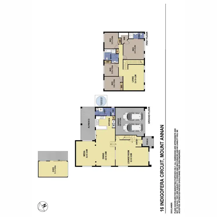 Floorplan of Homely house listing, 16 Indigofera Circuit, Mount Annan NSW 2567