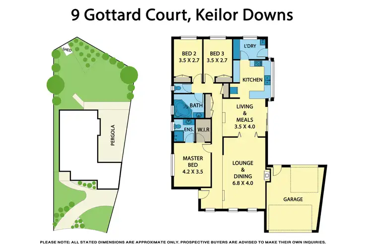 Floorplan of Homely house listing, 9 Gottard Court, Keilor Downs VIC 3038