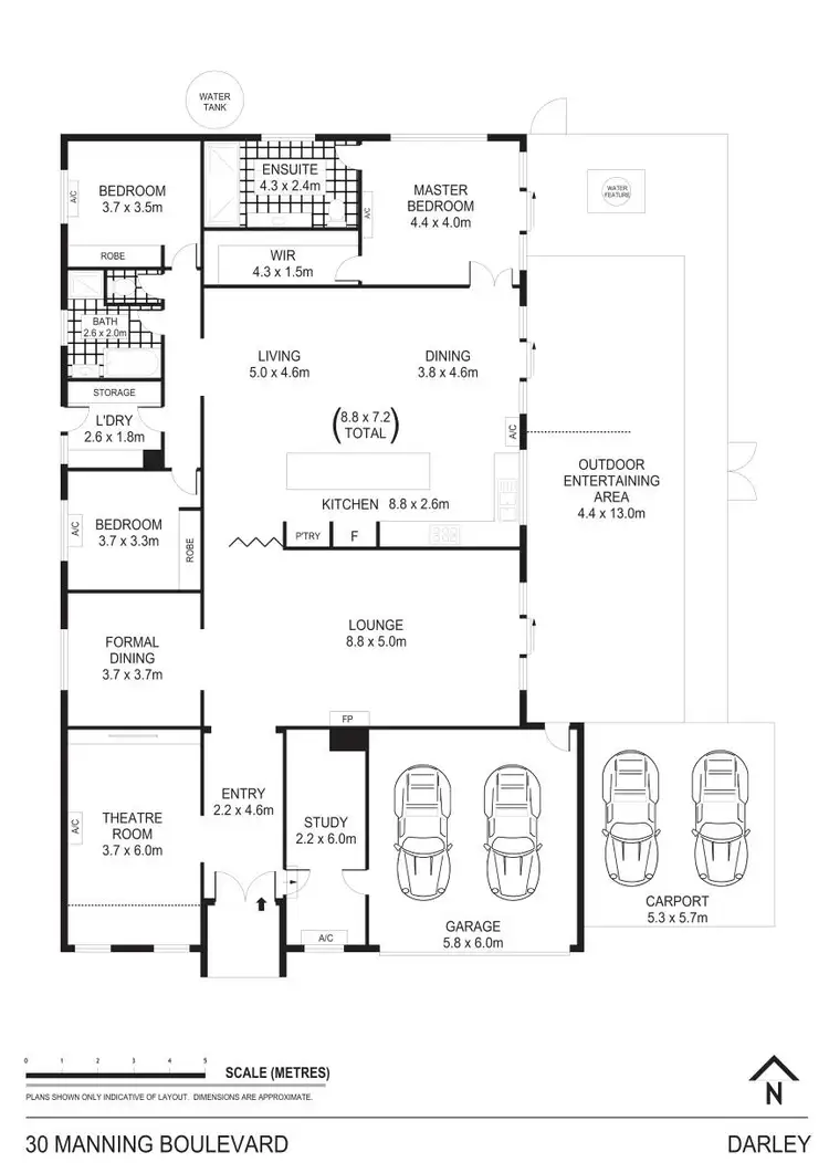 Floorplan of Homely house listing, 30 Manning Boulevard, Darley VIC 3340