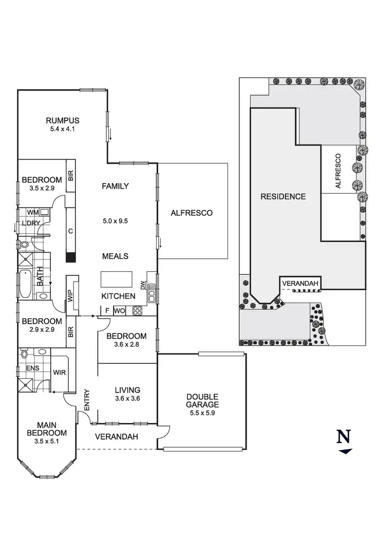 Floorplan of Homely house listing, 19 Dawson Crescent, Manor Lakes VIC 3024