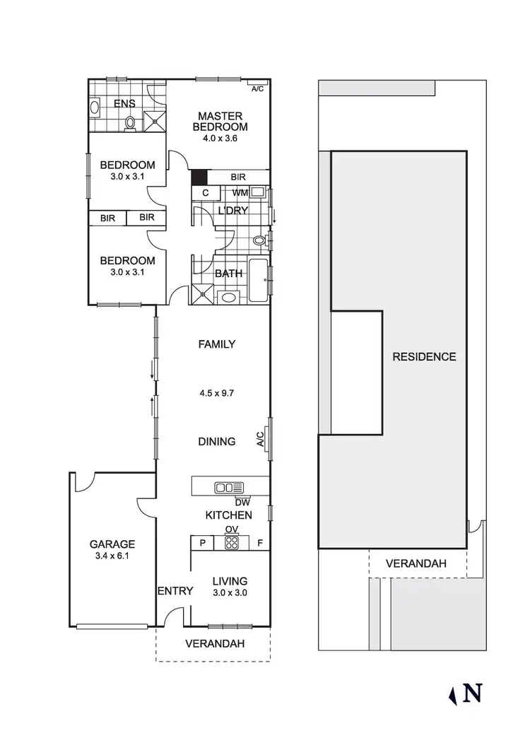 Floorplan of Homely house listing, 6 Narung Way, Wyndham Vale VIC 3024