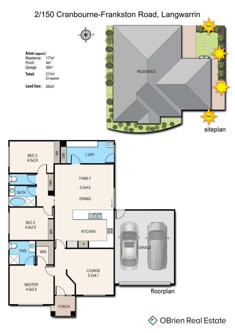 Floorplan of Homely unit listing, 2/150 Cranbourne-Frankston Road, Langwarrin VIC 3910