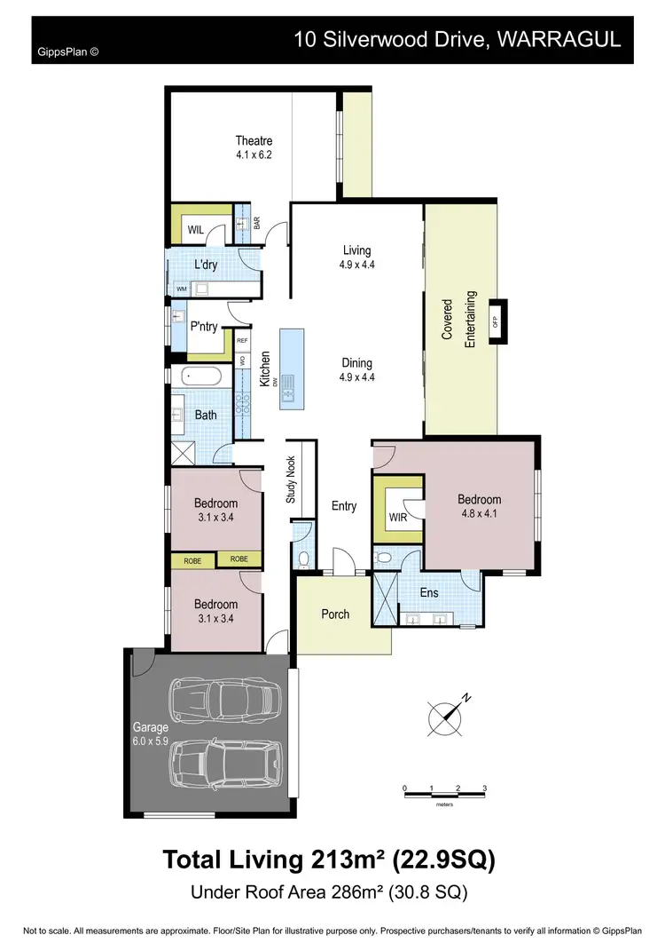Floorplan of Homely house listing, 10 Silverwood Drive, Warragul VIC 3820