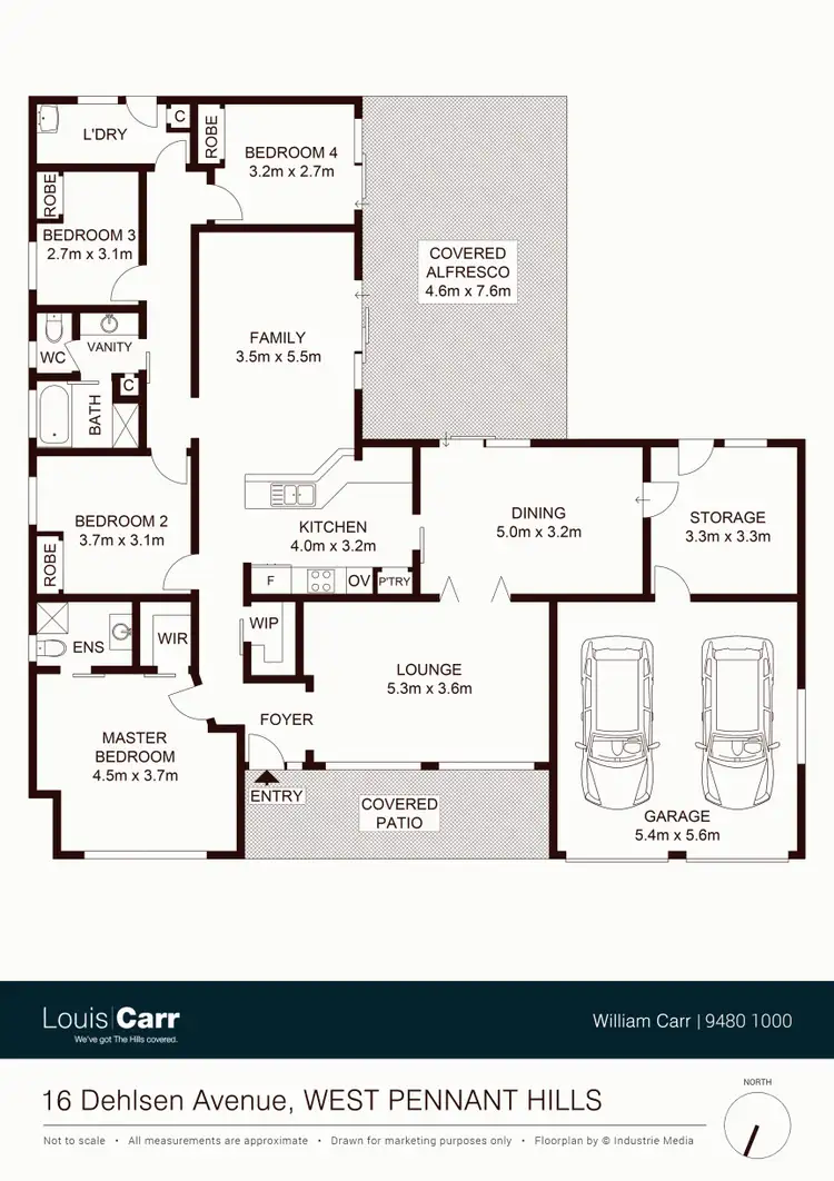 Floorplan of Homely house listing, 16 Dehlsen Avenue, West Pennant Hills NSW 2125