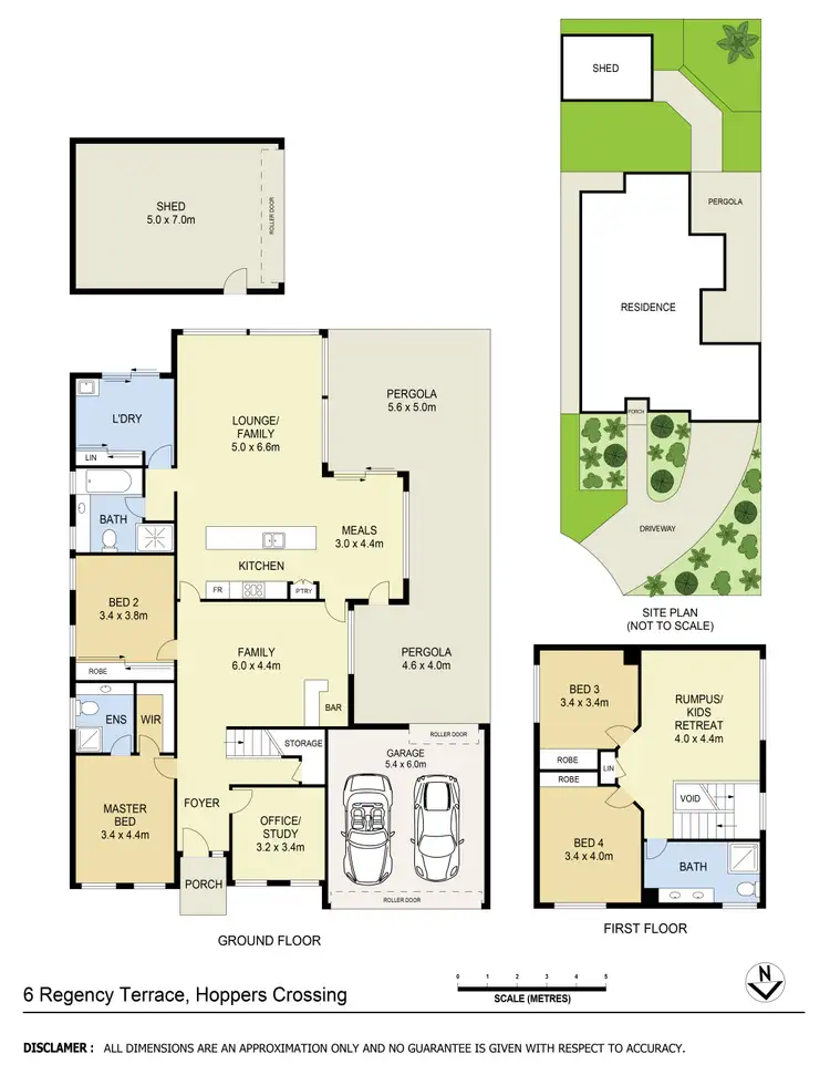 Floorplan of Homely house listing, 6 Regency Terrace, Hoppers Crossing VIC 3029