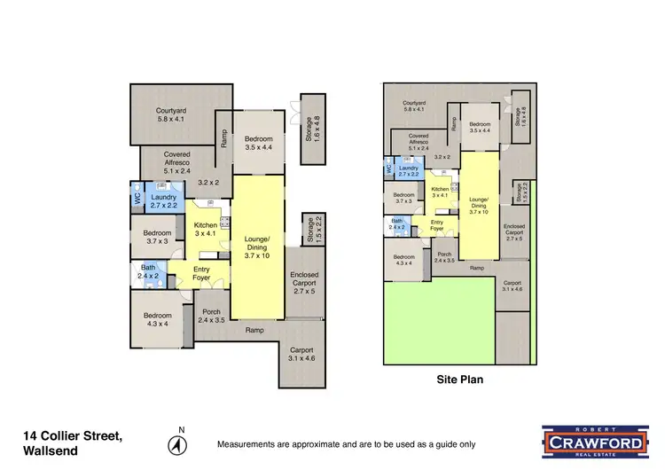 Floorplan of Homely house listing, 14 Collier Street, Wallsend NSW 2287
