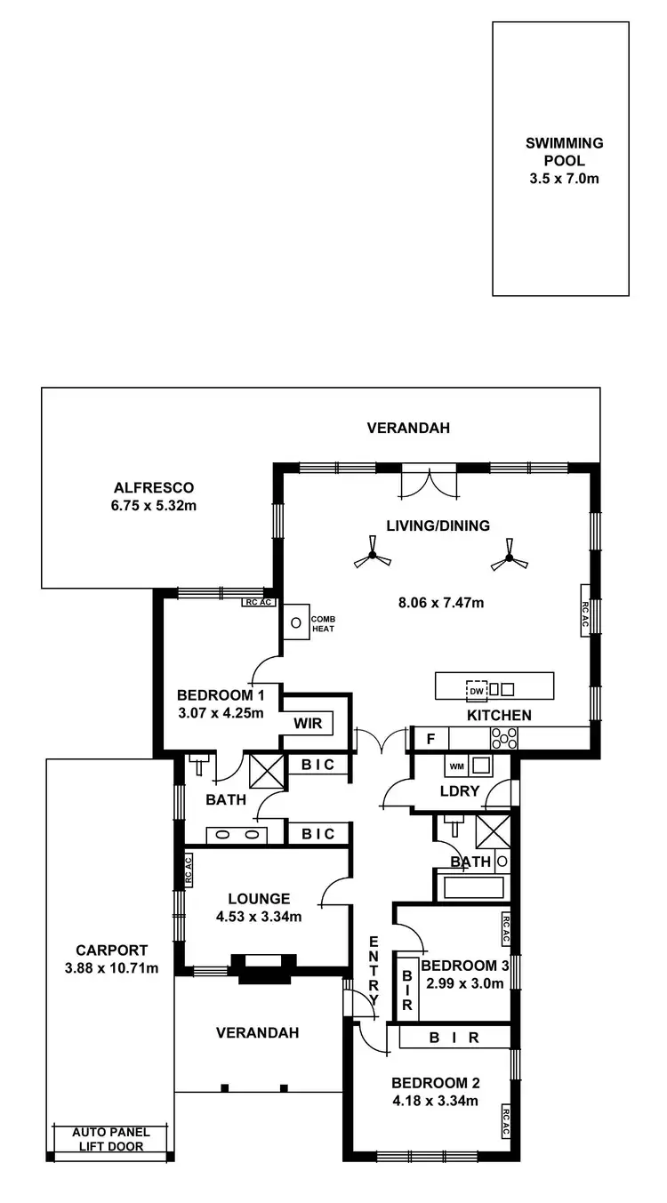 Floorplan of Homely house listing, 23 Verco Avenue, Lower Mitcham SA 5062