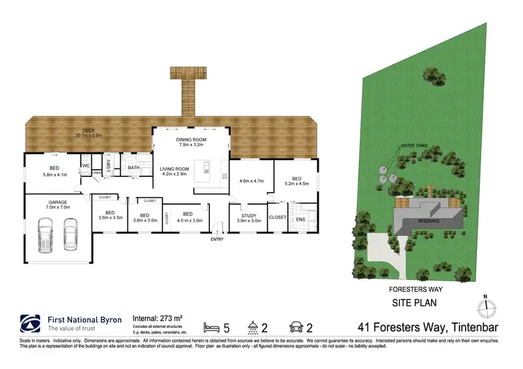 Floorplan of Homely house listing, 41 Foresters Way, Tintenbar NSW 2478