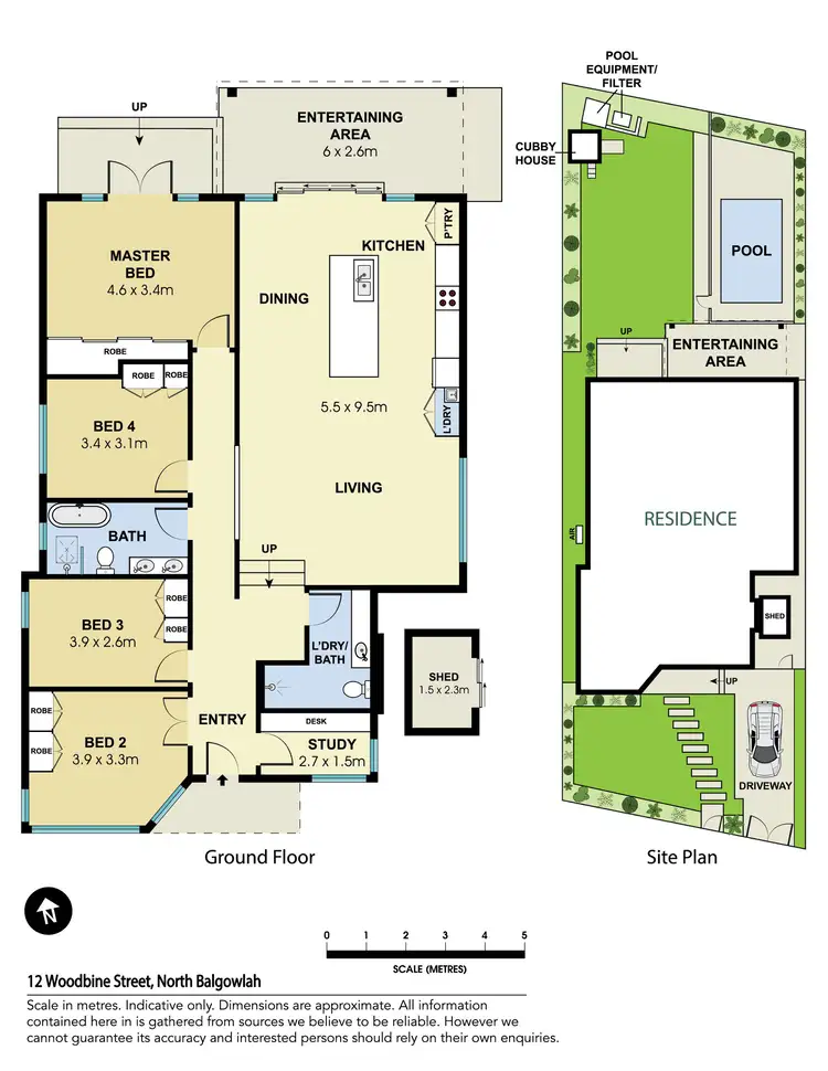 Floorplan of Homely house listing, 12 Woodbine Street, North Balgowlah NSW 2093