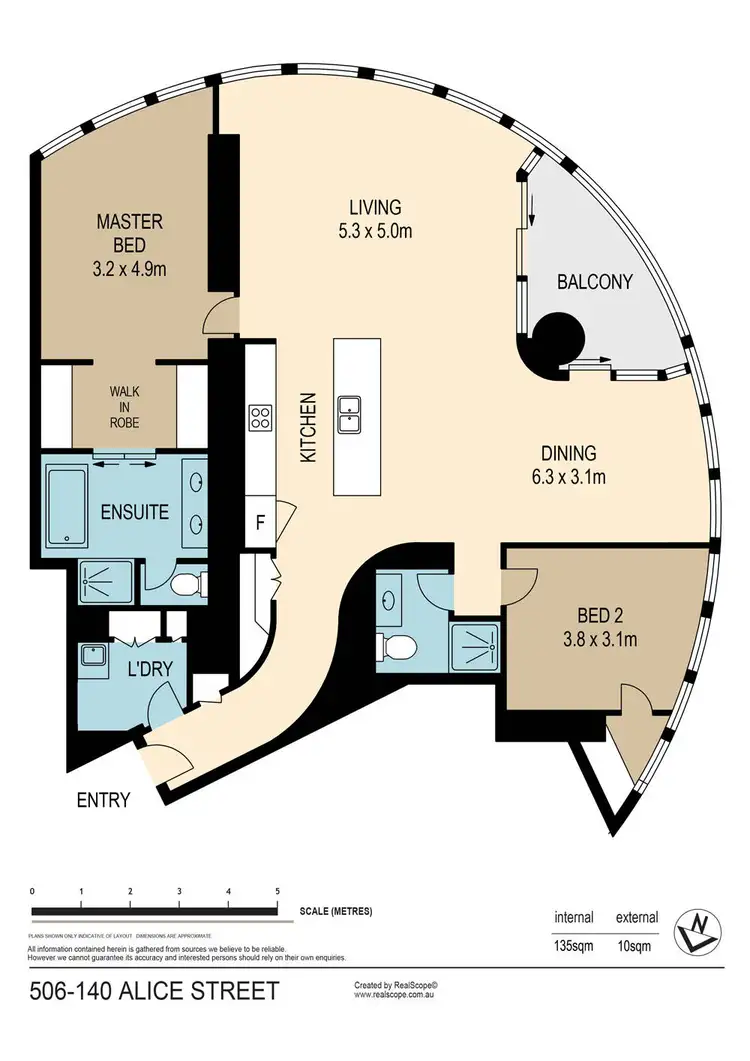 Floorplan of Homely apartment listing, 140 Alice Street, Brisbane City QLD 4000