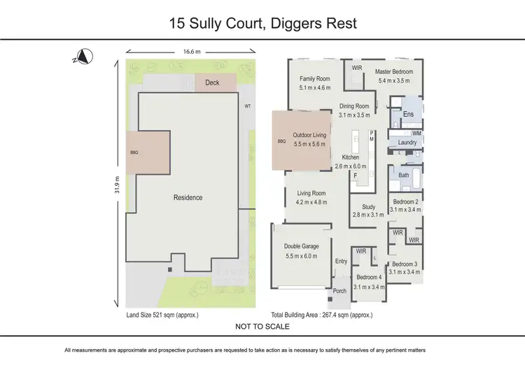 Floorplan of Homely house listing, 15 Sully Court, Diggers Rest VIC 3427