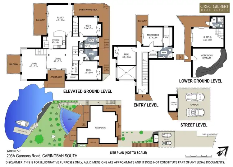 Floorplan of Homely house listing, 203A Gannons Road, Caringbah South NSW 2229