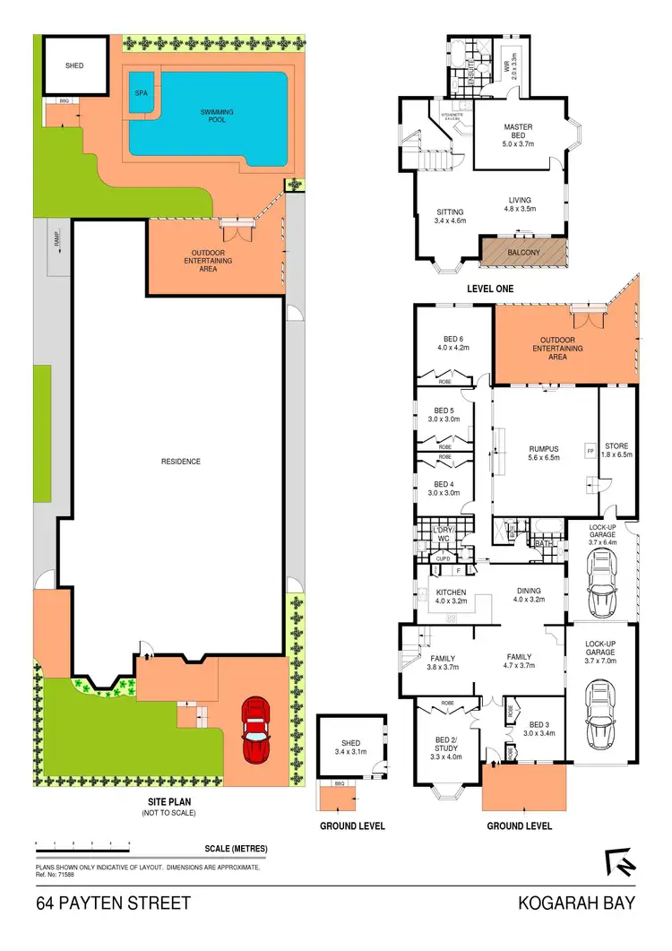 Floorplan of Homely house listing, 64 Payten Street, Kogarah Bay NSW 2217