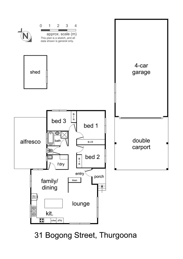 Floorplan of Homely house listing, 31 Bogong Street, Thurgoona NSW 2640