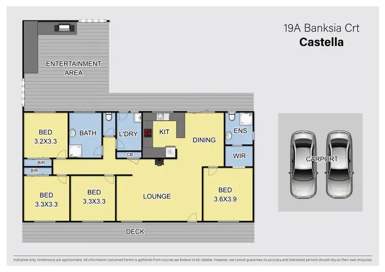 Floorplan of Homely house listing, 19A Banksia Court, Castella VIC 3777