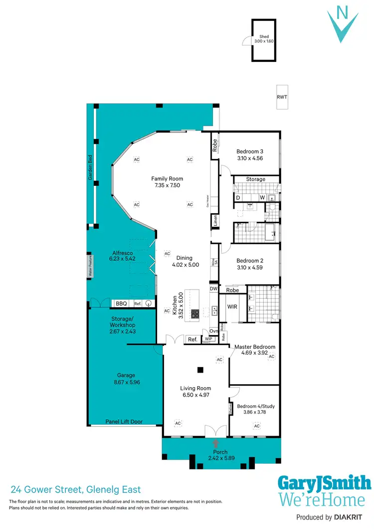 Floorplan of Homely house listing, 24 Gower Street, Glenelg East SA 5045