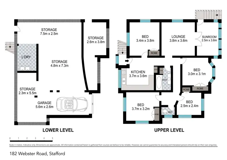 Floorplan of Homely house listing, 182 Webster Road, Stafford QLD 4053