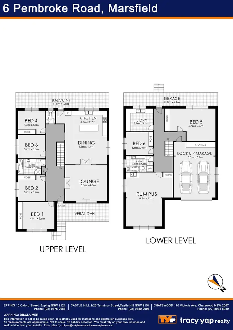 Floorplan of Homely house listing, 6 Pembroke Road, Marsfield NSW 2122