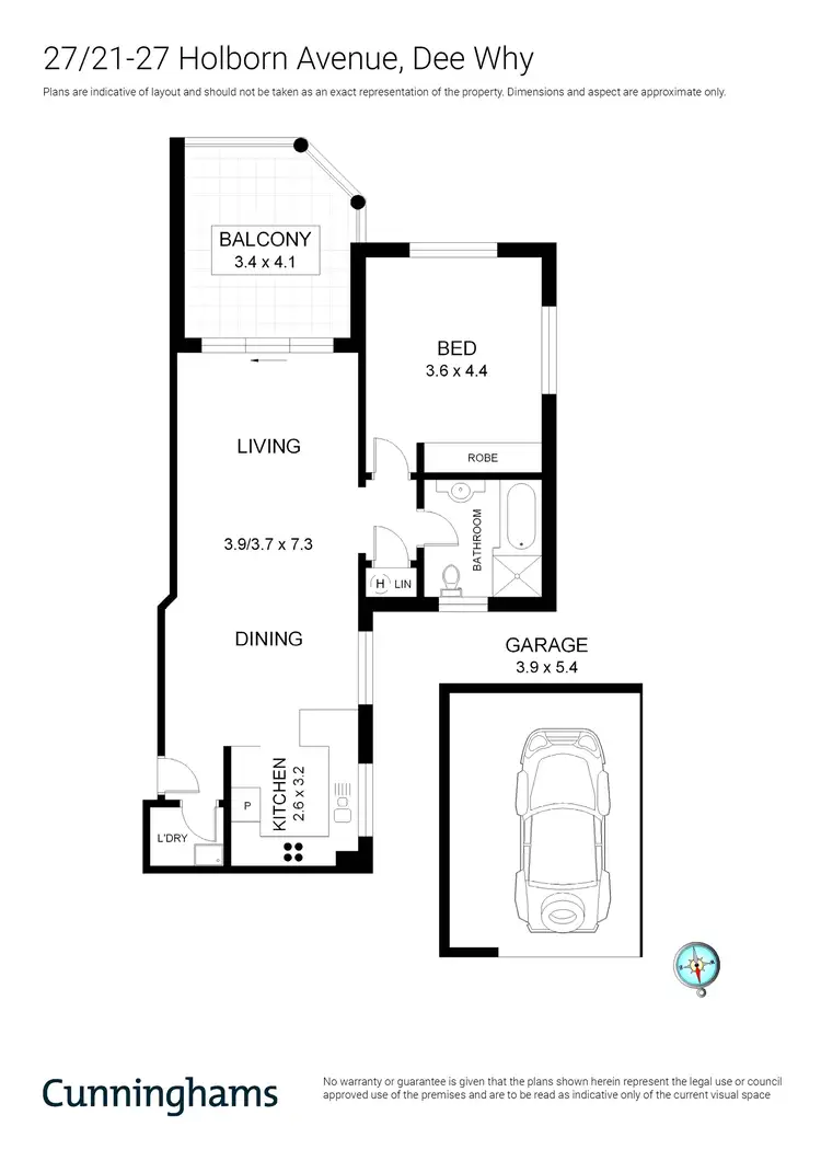 Floorplan of Homely unit listing, 27/21-27 Holborn Avenue, Dee Why NSW 2099