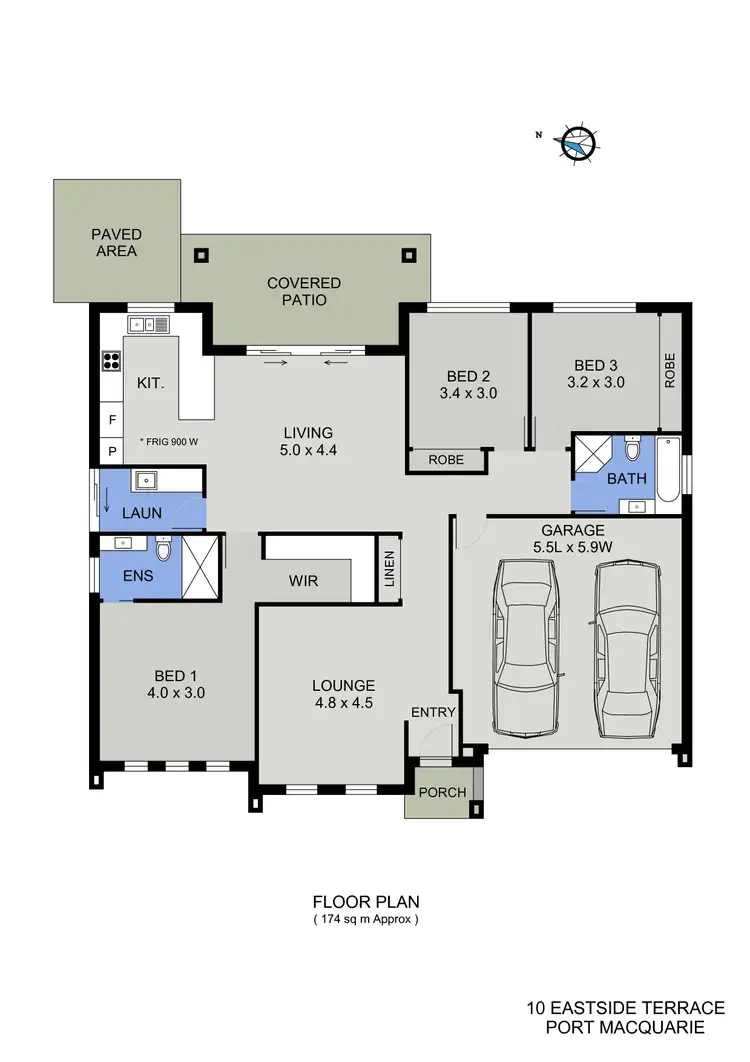 Floorplan of Homely house listing, 10 Eastside Terrace, Port Macquarie NSW 2444