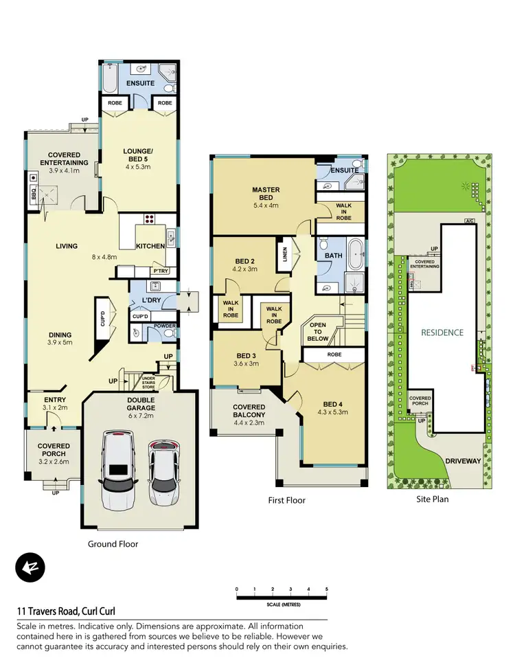 Floorplan of Homely house listing, 11 Travers Road, Curl Curl NSW 2096