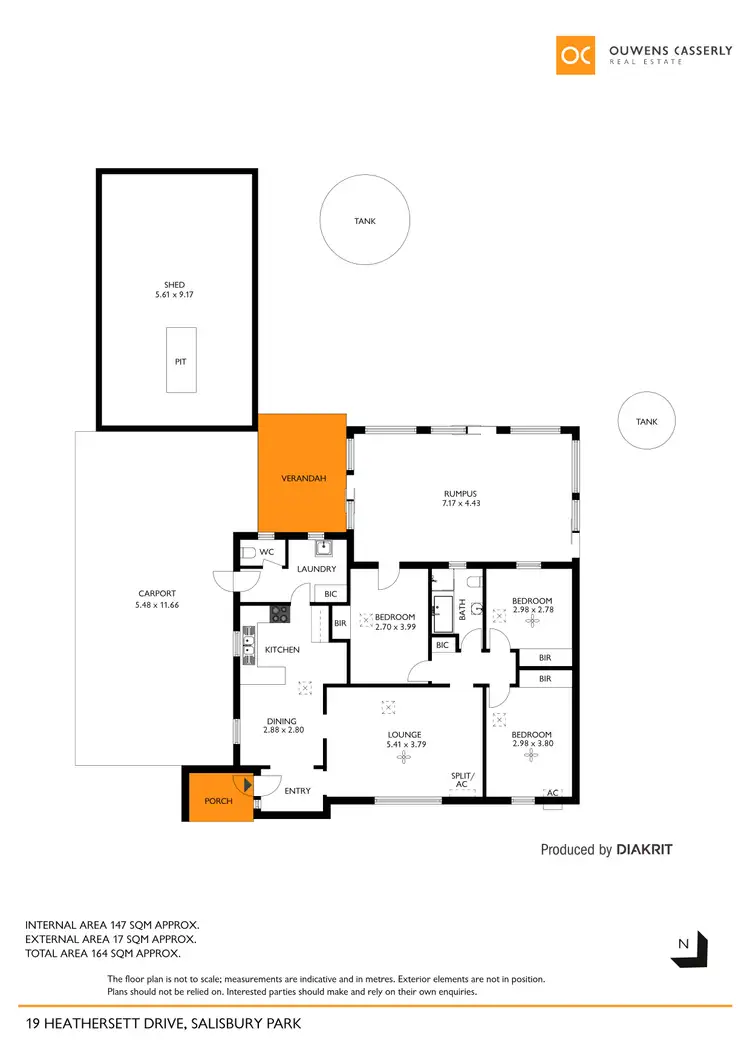 Floorplan of Homely house listing, 19 Heathersett Drive, Salisbury Park SA 5109