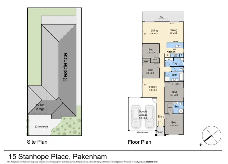 Floorplan of Homely house listing, 15 Stanhope Place, Pakenham VIC 3810