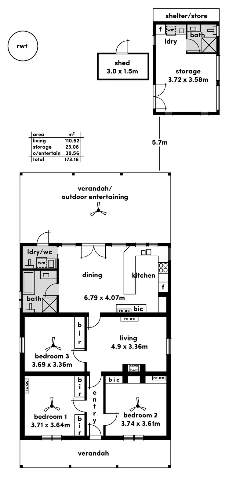 Floorplan of Homely house listing, 57 Sydenham Road, Norwood SA 5067