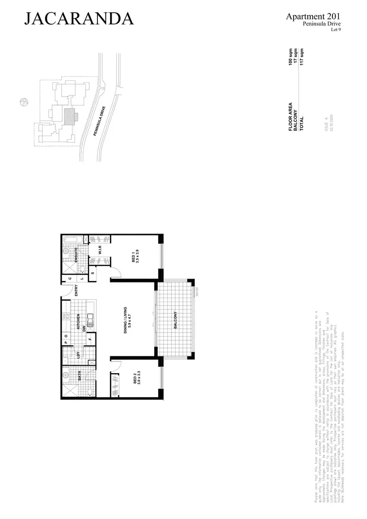 Floorplan of Homely apartment listing, 201/10 Peninsula Drive, Breakfast Point NSW 2137