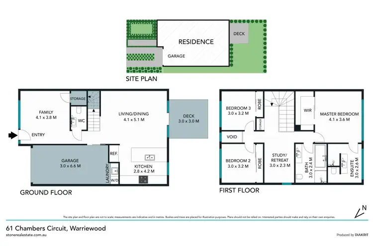 Floorplan of Homely house listing, 61 Chambers Circuit, Warriewood NSW 2102