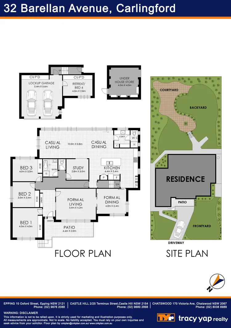 Floorplan of Homely house listing, 32 Barellan Avenue, Carlingford NSW 2118