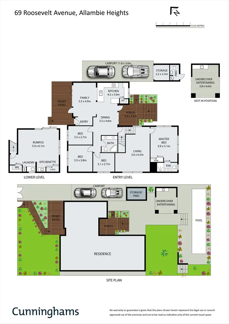 Floorplan of Homely house listing, 69 Roosevelt Avenue, Allambie Heights NSW 2100
