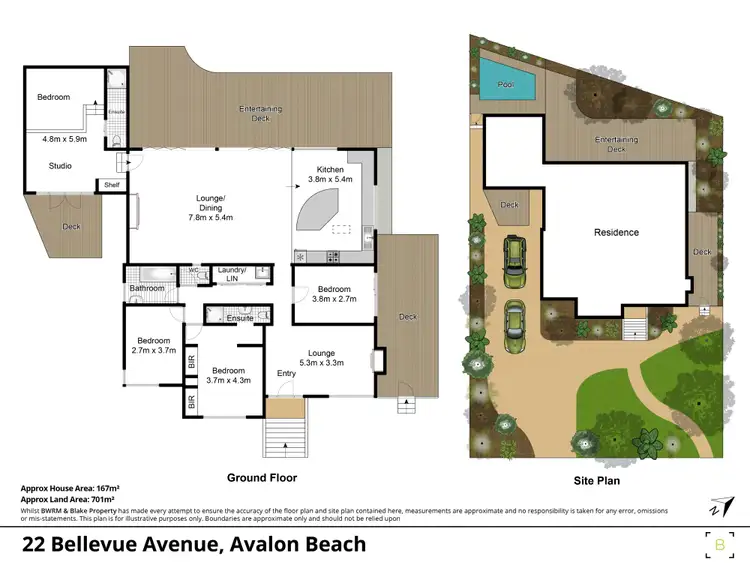 Floorplan of Homely house listing, 22 Bellevue Avenue, Avalon Beach NSW 2107