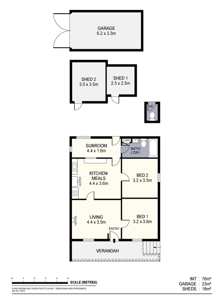 Floorplan of Homely house listing, 30 Burn Street, Golden Square VIC 3555