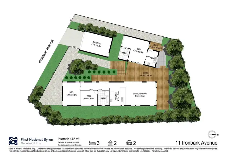 Floorplan of Homely house listing, 11 Ironbark Avenue, Byron Bay NSW 2481
