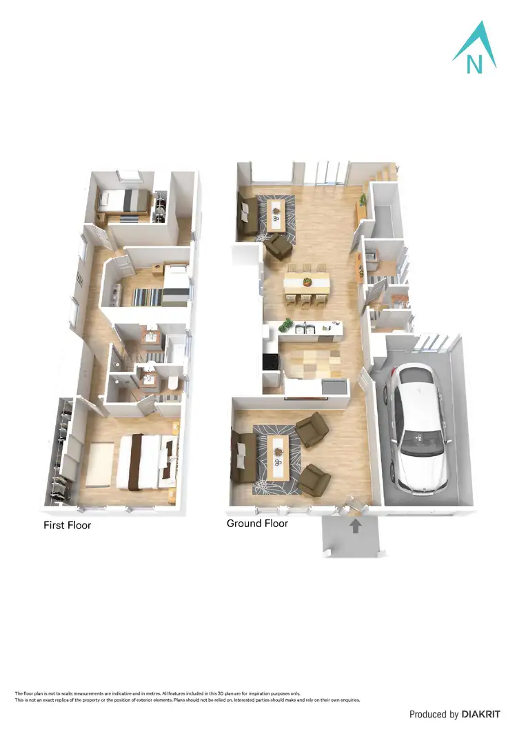 Floorplan of Homely townhouse listing, 15B Kelmscott Street, Oaklands Park SA 5046