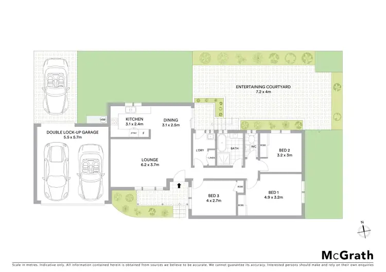 Floorplan of Homely villa listing, 4/28 Kendall Street, Sans Souci NSW 2219