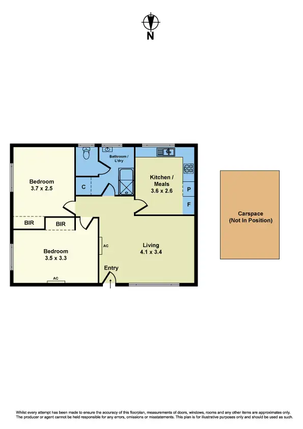 Floorplan of Homely apartment listing, 6/21 Empire Street, Footscray VIC 3011