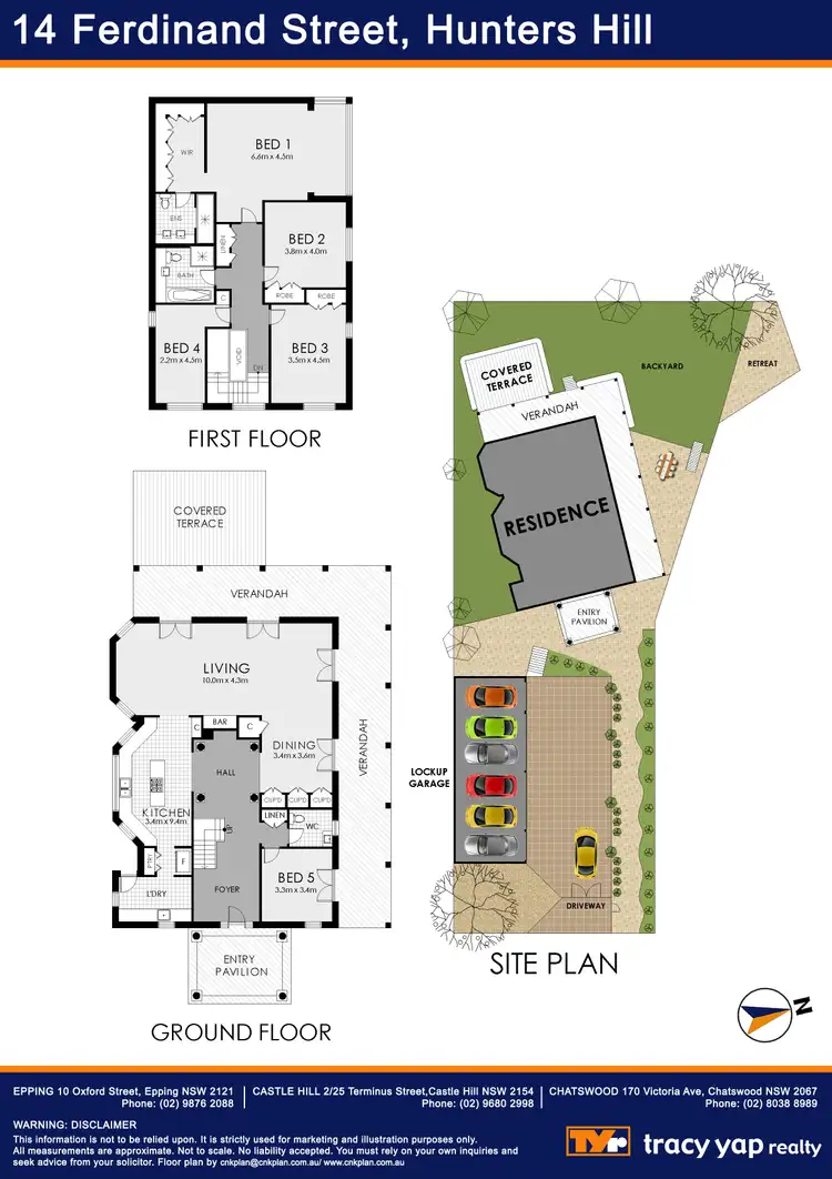 Floorplan of Homely house listing, 14 Ferdinand Street, Hunters Hill NSW 2110