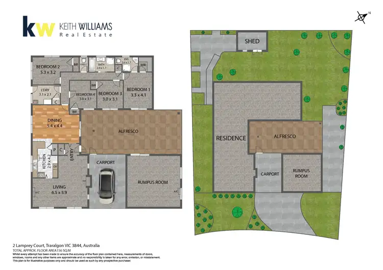 Floorplan of Homely house listing, 2 Lamprey Court, Traralgon VIC 3844