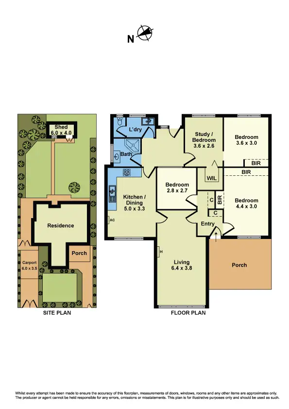 Floorplan of Homely house listing, 6 Taunton Street, Sunshine VIC 3020