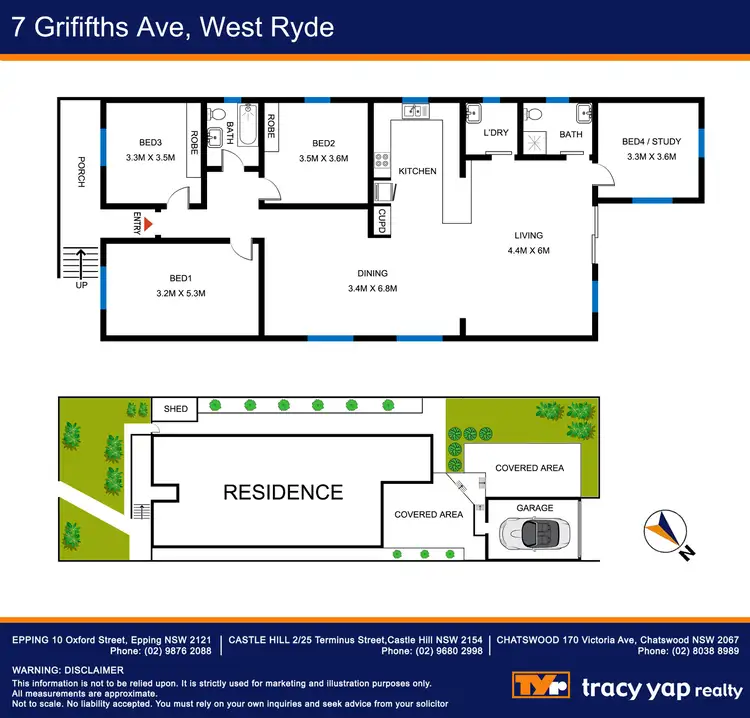 Floorplan of Homely house listing, 7 Griffiths Avenue, West Ryde NSW 2114
