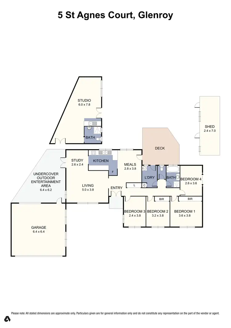 Floorplan of Homely house listing, 5 St Agnes Court, Glenroy VIC 3046