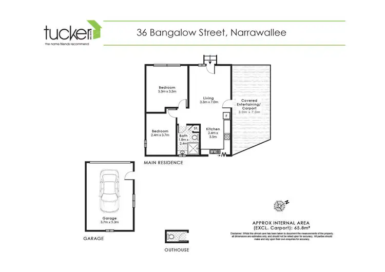 Floorplan of Homely house listing, 36 Bangalow Street, Narrawallee NSW 2539