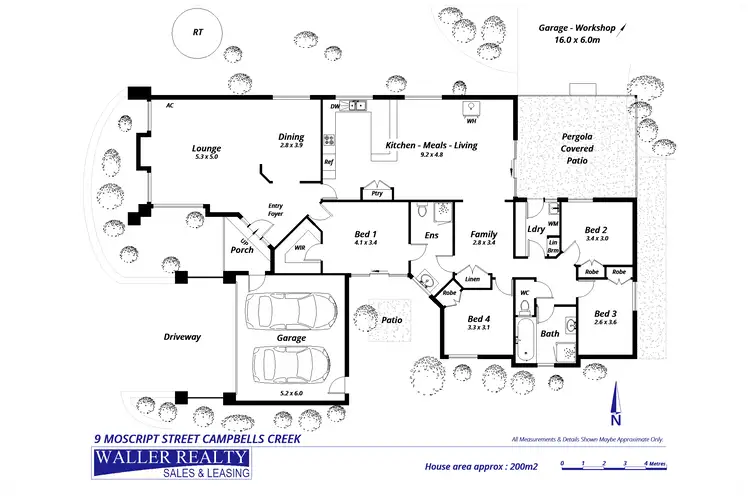 Floorplan of Homely house listing, 9 Moscript Street, Campbells Creek VIC 3451