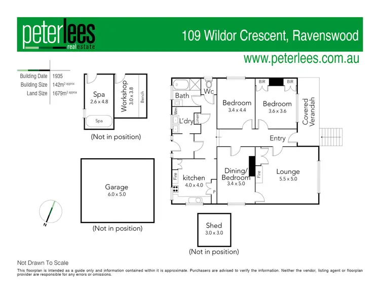 Floorplan of Homely house listing, 109 Wildor Crescent, Ravenswood TAS 7250