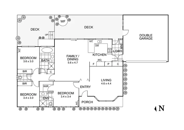 Floorplan of Homely unit listing, 3/28 Burnett Street, Mitcham VIC 3132