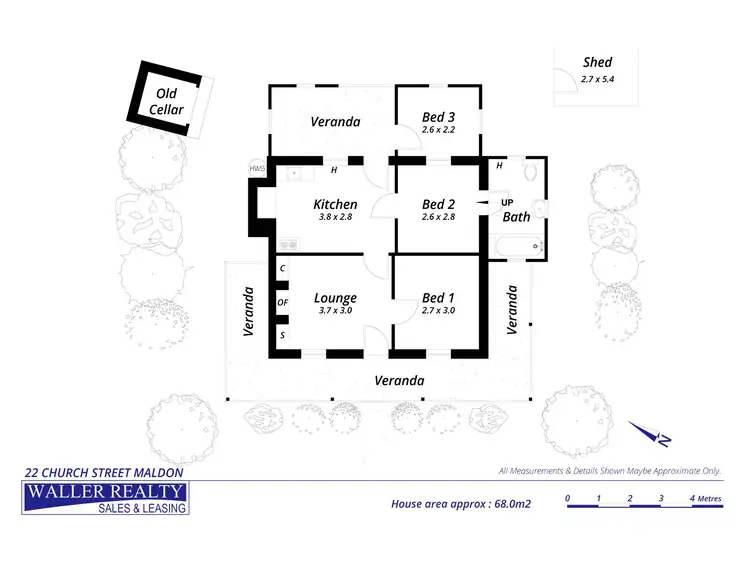 Floorplan of Homely house listing, 22 Church Street, Maldon VIC 3463