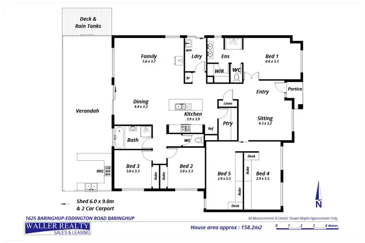 Floorplan of Homely house listing, 1625 Baringhup-Eddington Road, Baringhup VIC 3463