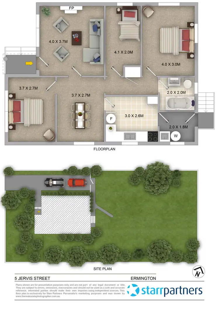 Floorplan of Homely house listing, 5 Jervis Street, Ermington NSW 2115